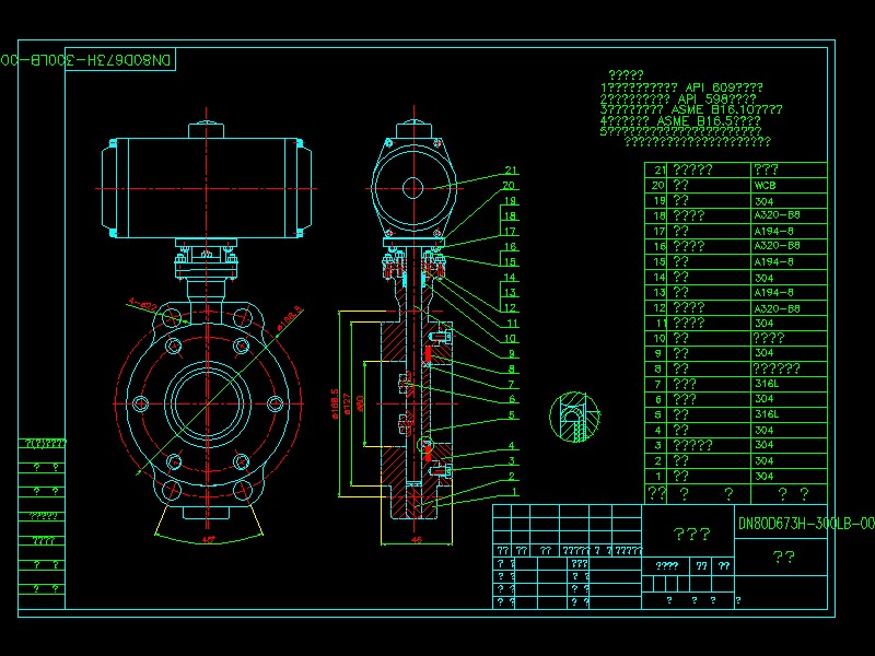 DN80D673Hһ300LBһ00bD1CADD