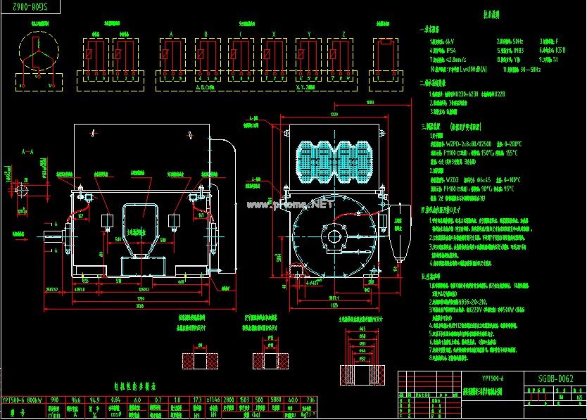 SG08һ0062 YPT500һ6  800kW