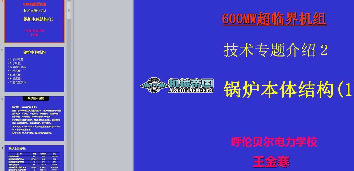 600MW偠tY(ji)(gu)PPTn