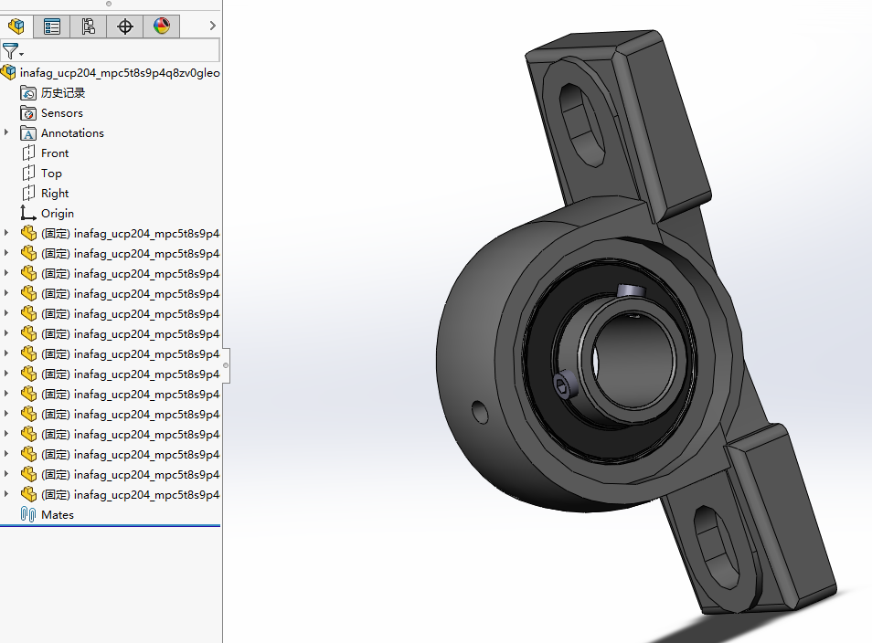 S 3D UCP204һUCP218 Solidworks 20093D 