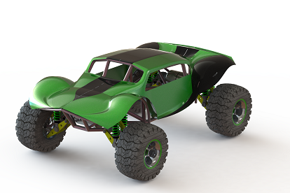 Off road 4x4ԽҰģ܇3DD SolidworksO(sh)Ӌ(j)