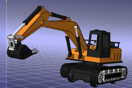 Excavator JCBھC̙Cе PCģ3DD CATIAO(sh)Ӌ