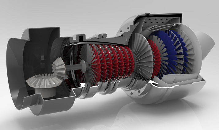 Turboshaft EngineuSl(f)әCʾģ3DD SolidworksO(sh)Ӌ IGS