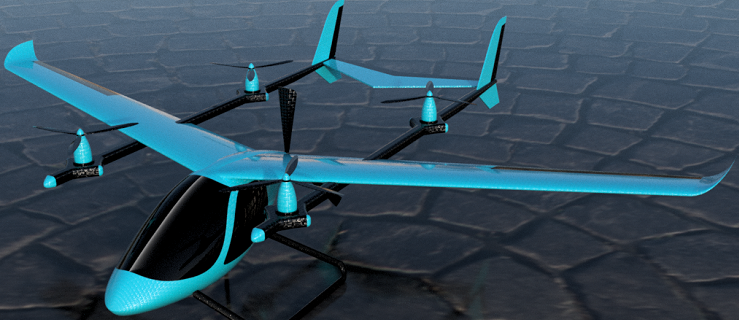 E-VTOL GLIDERɴֱ𽵵wC3D(sh)ģD STPʽ