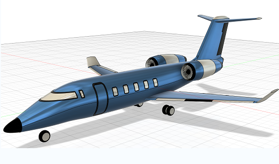 Learjet 55pl(f)u͹(w)C(j)ģ3DD STPʽ