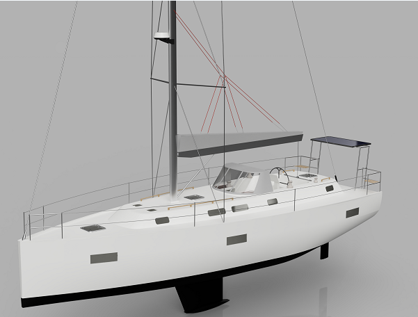 12.5m sailboat 12.5׷ģ3DD STEPʽ