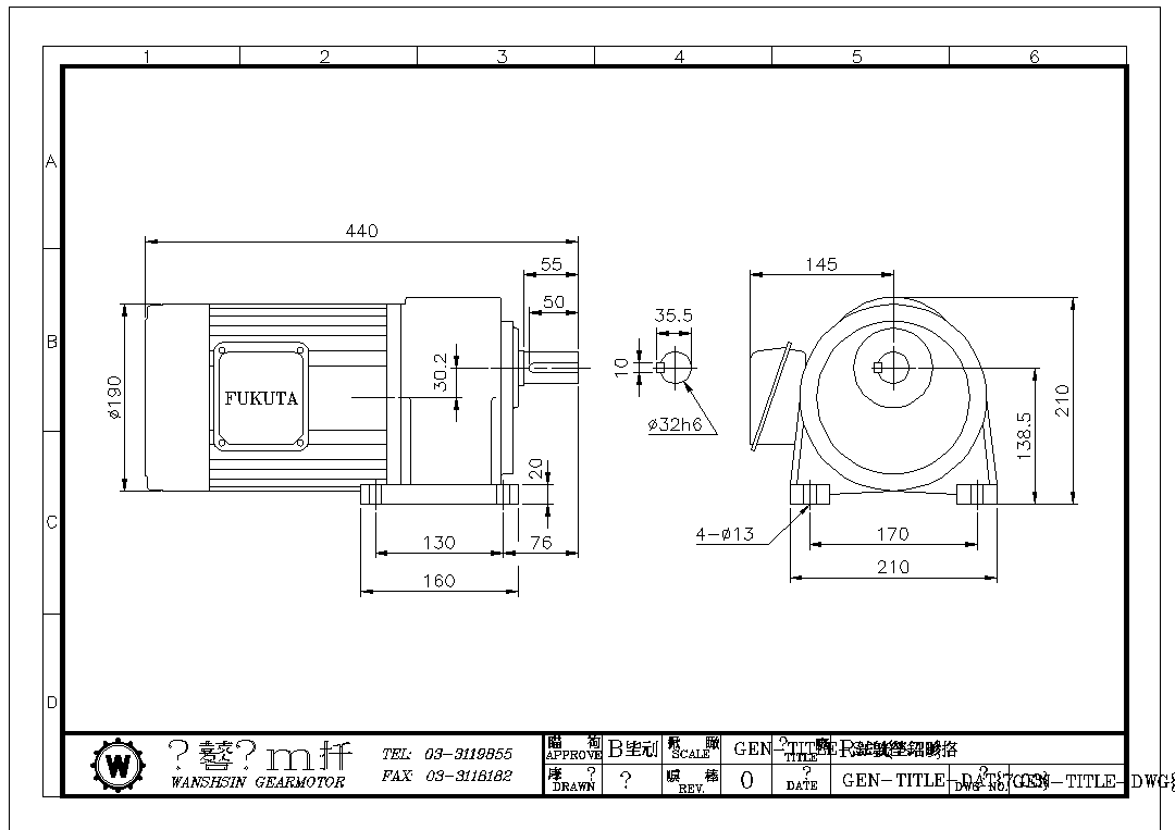 fΜpٙC(j)cad     GH18һ75Wһ3~180S.DWG