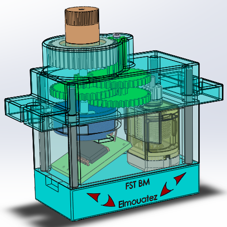 Servo moteurŷ늙C(j)Y(ji)(gu)3D(sh)ģD SolidworksO(sh)Ӌ(j)