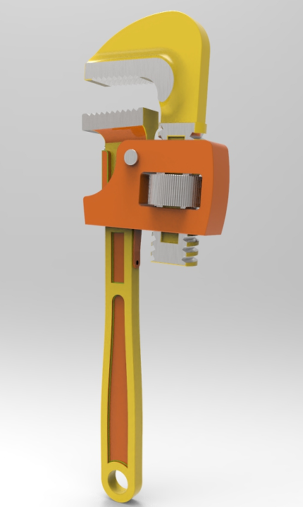 pipe-wrenchֺģ3D(sh)ģD SolidworksOӋ