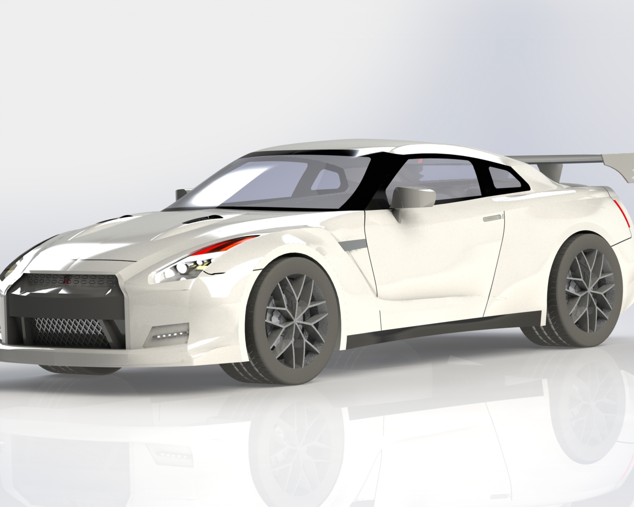 NissanGTR܇ģ3DD SolidworksOӋ