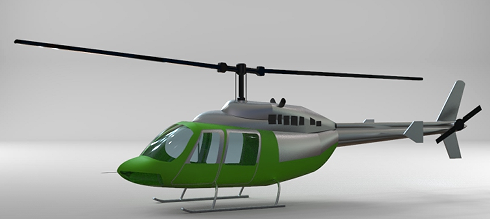 bell 206 rangerСֱC(j)(jin)ģ3DD SolidworksO(sh)Ӌ(j)