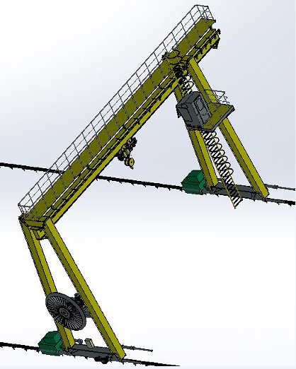 Gantry Crane 8 ton 8TؙC3D(sh)ģD STPʽ