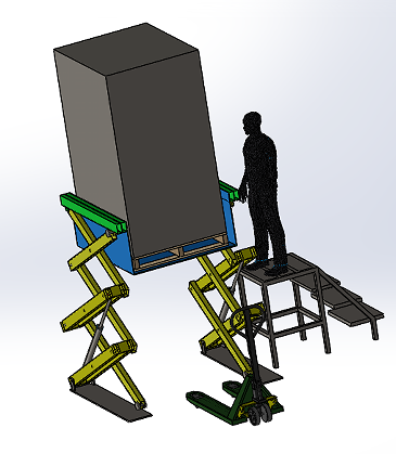 Elevador PalletsбPC(j)3D(sh)ģD IGSʽ