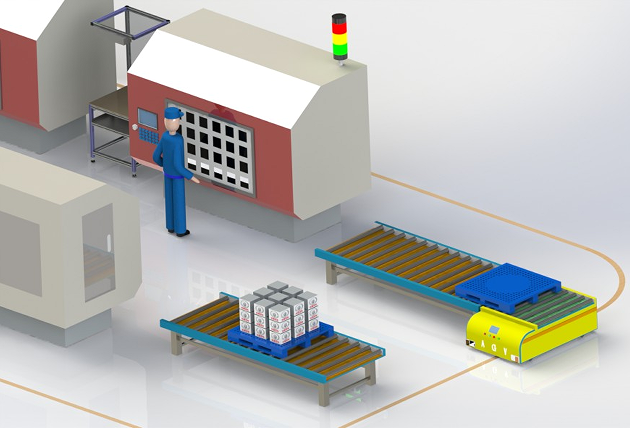 FMS AGVС܇3D(sh)ģD SolidworksO(sh)Ӌ(j)