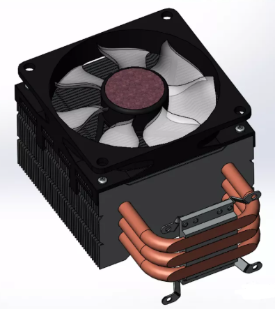 CoolerMaster Hyper TX3 Evo CPUɢ3DD SolidworksO(sh)Ӌ(j)(1)