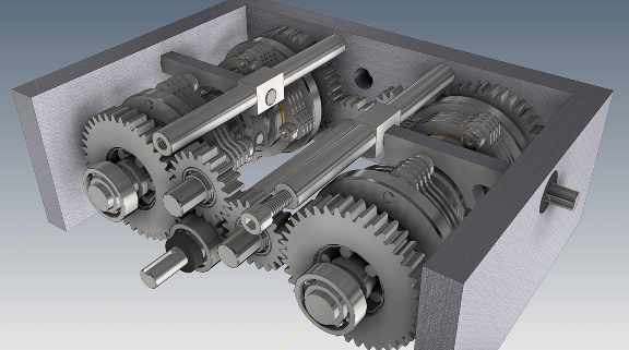 gearbox with clutchx׃3D(sh)ģD STPʽ