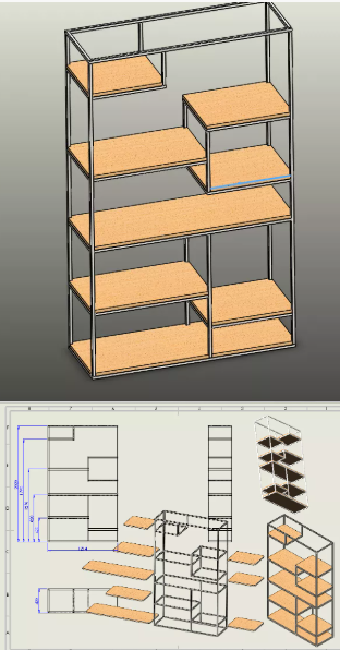 Shelves Model؛ܺ(jin)ģ3D(sh)ģD SolidworksO(sh)Ӌ(j) STEP