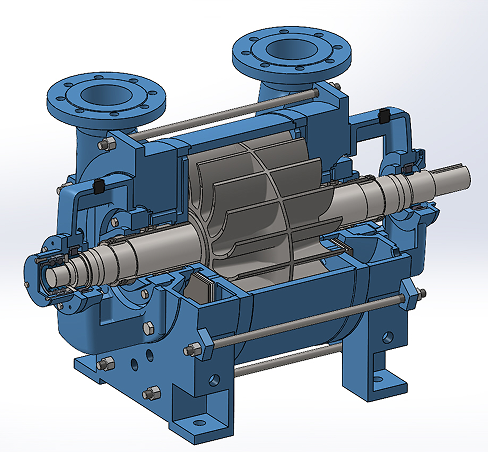 V Belt Vacuum Pump Vձ3D(sh)ģD STEPʽ