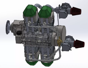 BpֱC(j)l(f)әC(j)rotax912l(f)әC(j)3Dģ͈D SolidworksO(sh)Ӌ