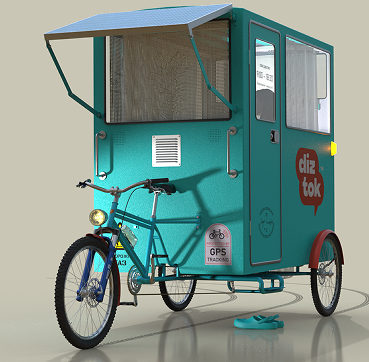 Human powered camper݆܇3D(sh)ģD SolidworksO(sh)Ӌ STEP