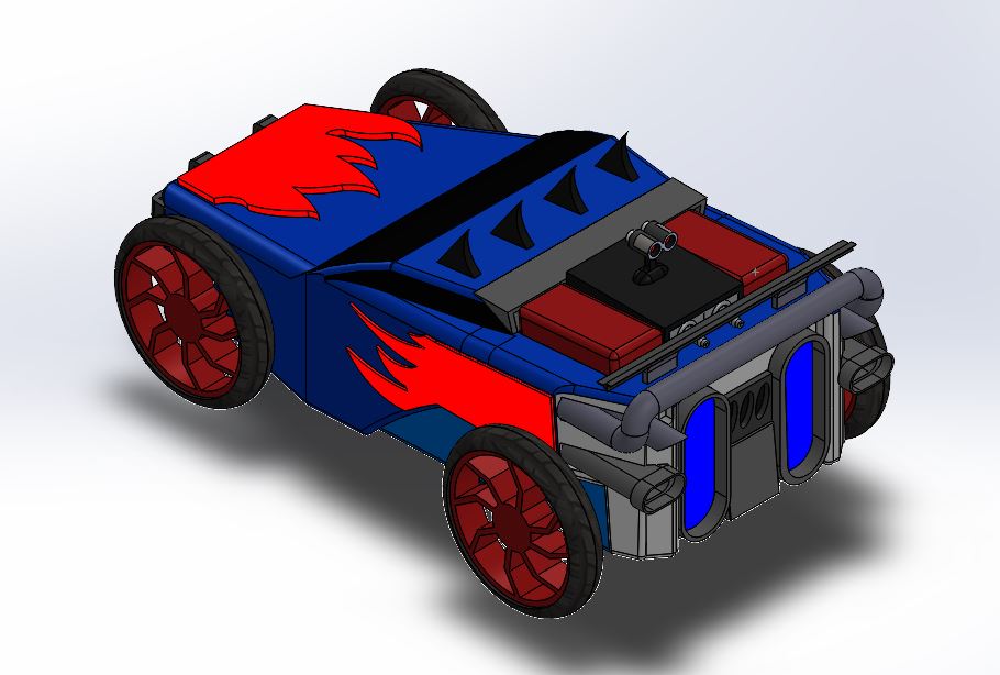 rocket league܇(ch)ģ3DD SolidworksO(sh)Ӌ(j)