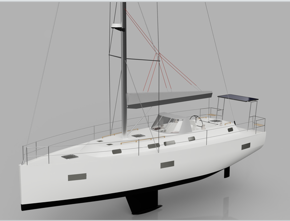 12.5m sailboat 12.5׷ģ3DD STEPʽ