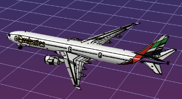 Boeing 777-300wC(j)3D(sh)ģD STEPʽ