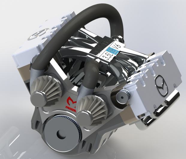 35.L Mazda V6l(f)әCģ3DD SolidworksOӋ