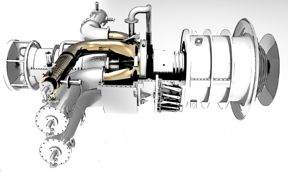 GE MS 3002ȼ?x)u݆l(f)(dng)C(j)ģ3DD SolidworksO(sh)Ӌ(j)