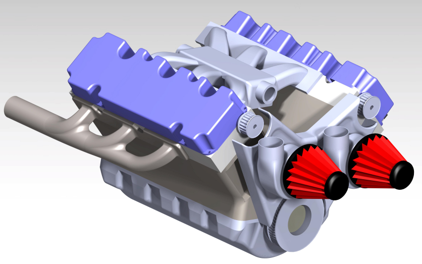 v6-engine 6װl(f)(dng)C(j)ģ3DD SolidworksO(sh)Ӌ(j) 