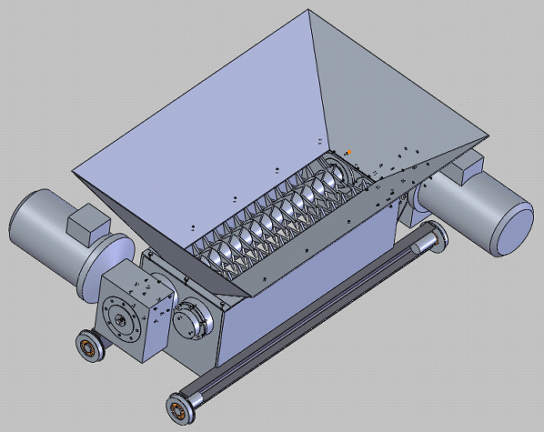 Plastic Bottle CrusherƿC3D(sh)ģD IGSʽ