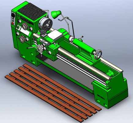 Stanok tokarnayaC(j)ģ3DD SolidworksO(sh)Ӌ(j)