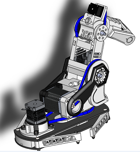 6DOF Simulator robot 6SI(y)C3DD SolidworksOӋ