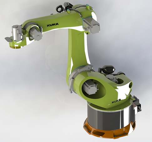 Robot Kuka 470-3DC(j)е3DD SolidworksO(sh)Ӌ(j) STEP