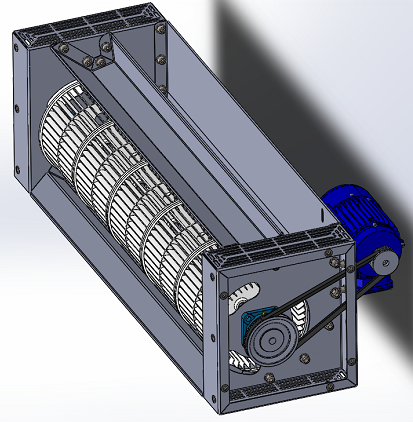 Cross FlowMǰL(fng)C(j)3D(sh)ģD SolidworksO(sh)Ӌ(j)