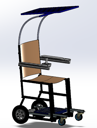 electric-wheelchair(jin)׸b݆3DD SolidworksO(sh)Ӌ(j) STP