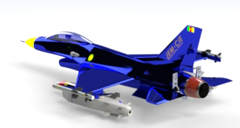 Falcon F16ʽ;(zhn)C(j)3D(sh)ģD SolidworksO(sh)Ӌ(j)