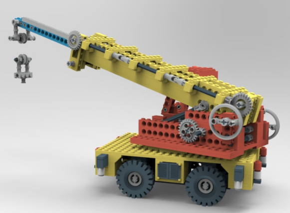 855̖Mobile CraneƄؙC(j)ƴbģ3DD SolidworksO(sh)Ӌ(j) STEP