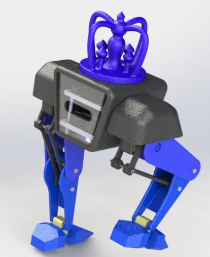 Preliminary BipedalC(j)˳O(sh)Ӌ(j)3DD SolidworksO(sh)Ӌ(j) STEP