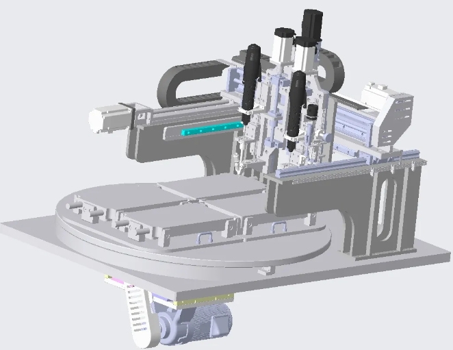 High-speed gantry automatic screwTԄݽzC3D(sh)ģD STPʽ