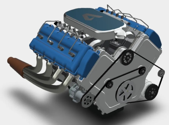 V8 engine˸װl(f)(dng)C(j)3D(sh)ģD INVENTORO(sh)Ӌ(j)